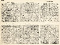 Waukesha County - Merton, Brookfield, Vernon, New Berlin, Menomonee, Oconomowoc, Wisconsin State Atlas 1930c